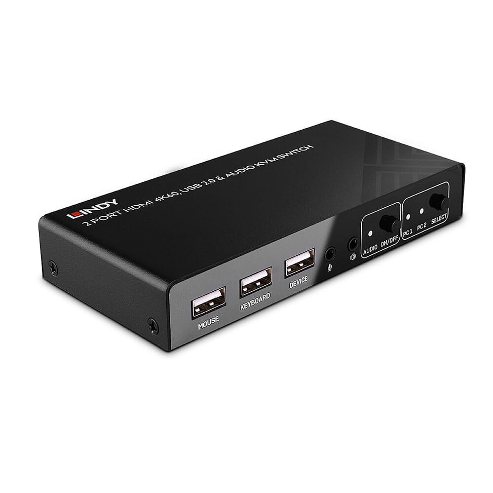 Lindy 32809 commutateur écran, clavier et souris Noir (32809) — image 2