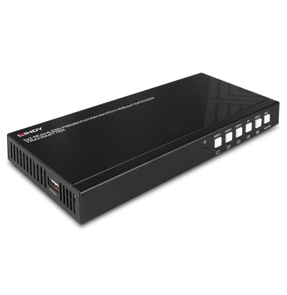 Lindy 38338 extension audio/video Émetteur AV Noir (38338)