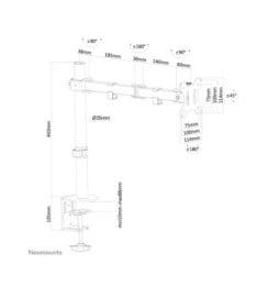 Neomounts support moniteur de bureau (FPMA-D550BLACK)