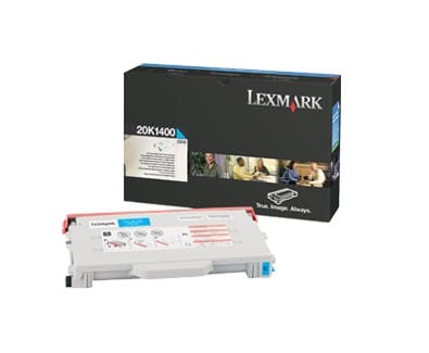 Cartouche toner cyan haute capacité Lexmark C510 (20K1400)
