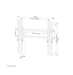 Neomounts support mural Neomounts WL30-350BL12 support mural fixe pour écrans 24-55" - Noir  (WL30-350BL12)