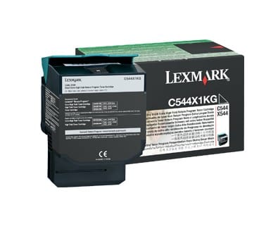 Cartouche toner noir Return Programme très hte capacité Lexmark C544, X544 (C544X1KG) — image 1