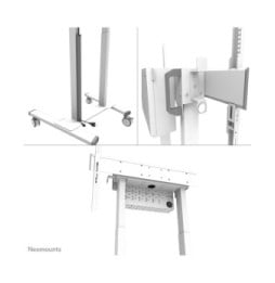 Neomounts support au sol motorisé Neomounts FL55-875WH1 support au sol motorisé pour écrans 55-100" - Blanc  (FL55-875WH1)