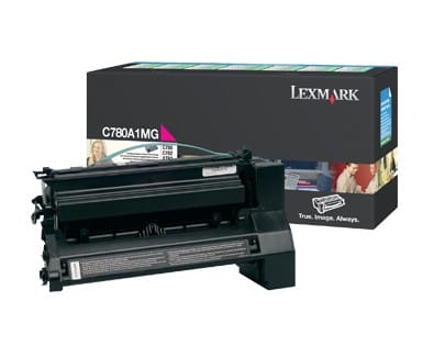 Cartouche toner magenta Return Programme Lexmark C780, C782 (C780A1MG)