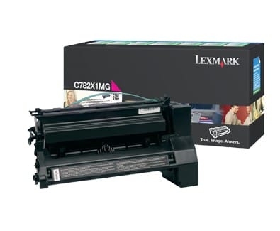Cartouche toner magenta Return Programme très hte capacité Lexmark C782 (C782X1MG) — image 1