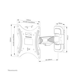 Neomounts support mural pour tv Neomounts WL40-540BL12 support mural orientable pour écrans 32-55" - Noir  (WL40-540BL12)