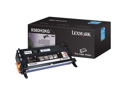 Cartouche toner noir haute capacité Lexmark X560 (X560H2KG)