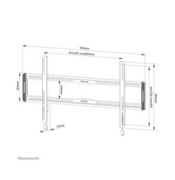 Neomounts support mural pour tv Neomounts WL30-550BL18 support mural fixe pour écrans 43-86" - Noir  (WL30-550BL18)