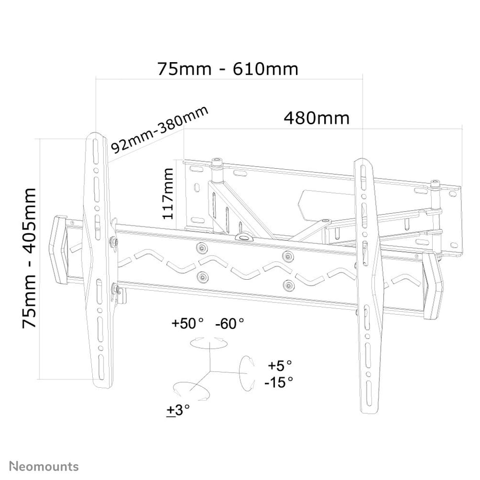 Neomounts support mural pour tv (LED-W560) — image 18