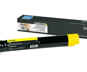 Cartouche Lexmark Jaune tres haute capacite C950 (C950X2YG)