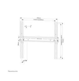 Neomounts support mural Neomounts WL35-350BL14 support mural inclinable pour écrans 32-65" - Noir  (WL35-350BL14)