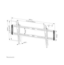 Neomounts support mural pour tv Neomounts WL35-550BL18 support mural inclinable pour écrans 43-86" - Noir  (WL35-550BL18)