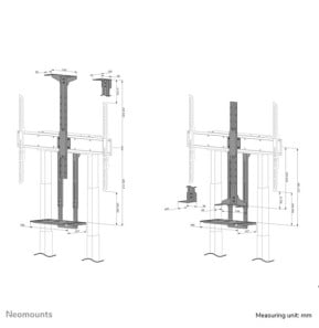 Neomounts support videobar & kit multimédia (AFL-875BL1)