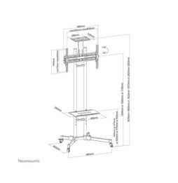 Neomounts support de sol (PLASMA-M1700E)