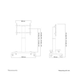 Neomounts support au sol motorisé (PLASMA-M2250SILVER)