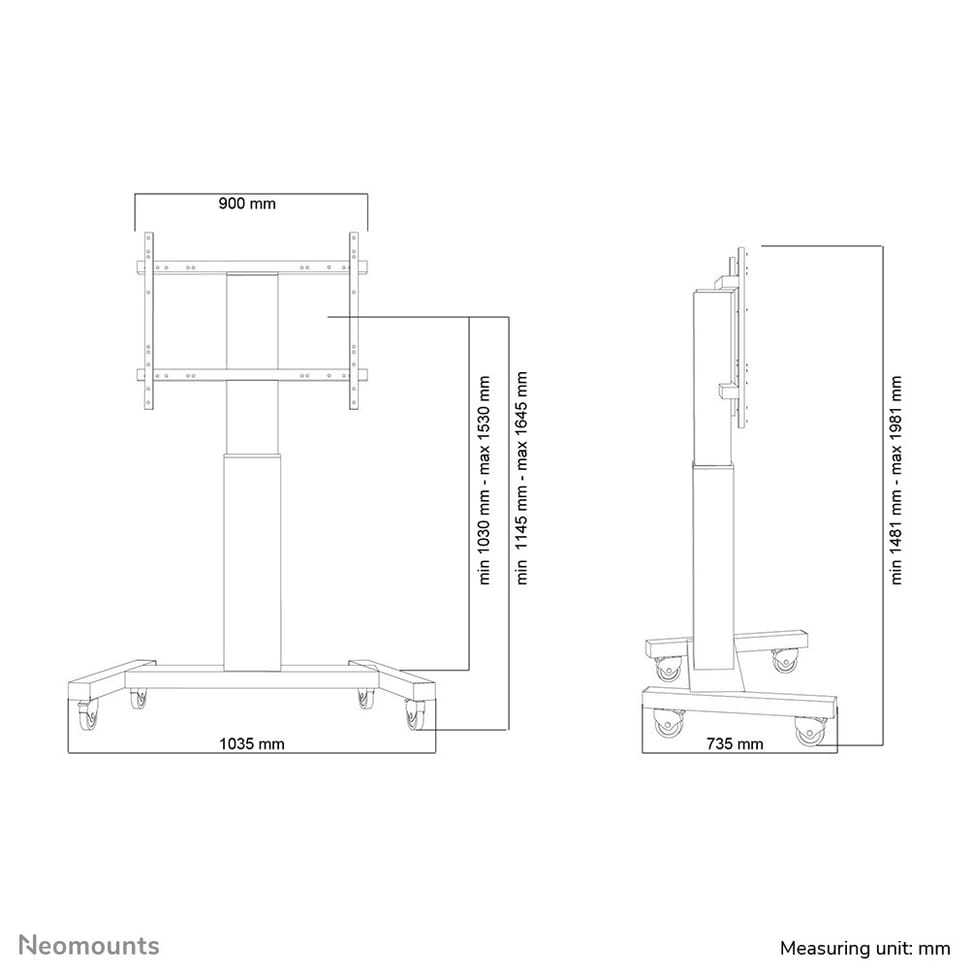 Neomounts support au sol motorisé (PLASMA-M2250SILVER) — image 7