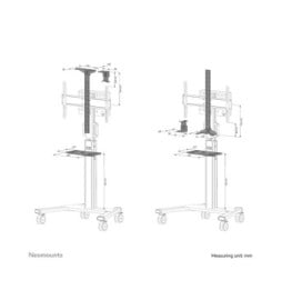 Neomounts videobar & kit multimédia Neomounts AFLS-825BL1 kit vidéobar et multimédia pour FL50S-825BL1 - Noir  (AFLS-825BL1)