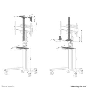 Neomounts videobar & kit multimédia Neomounts AFLS-825BL1 kit vidéobar et multimédia pour FL50S-825BL1 - Noir  (AFLS-825BL1)