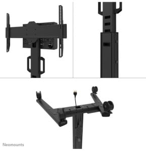 Neomounts support de sol Neomounts FL50S-825BL1 support au sol mobile pour écrans 37-75" - Noir  (FL50S-825BL1)