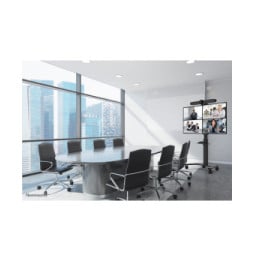 Neomounts support de sol Neomounts FL50S-825BL1 support au sol mobile pour écrans 37-75" - Noir  (FL50S-825BL1)