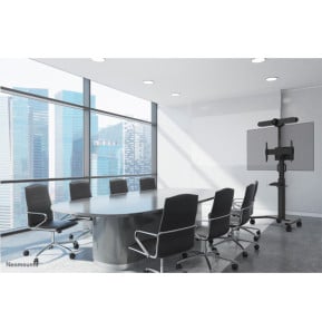 Neomounts support de sol Neomounts FL50S-825BL1 support au sol mobile pour écrans 37-75" - Noir  (FL50S-825BL1)