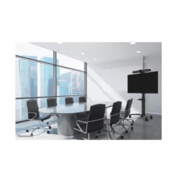 Neomounts support de sol Neomounts FL50S-825BL1 support au sol mobile pour écrans 37-75" - Noir  (FL50S-825BL1)