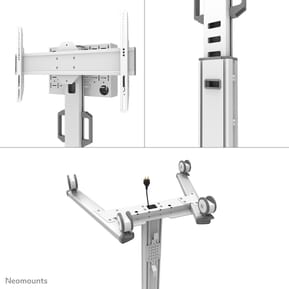 Neomounts support de sol Neomounts FL50S-825WH1 support au sol mobile pour écrans 37-75" - Blanc (FL50S-825WH1) — image 8