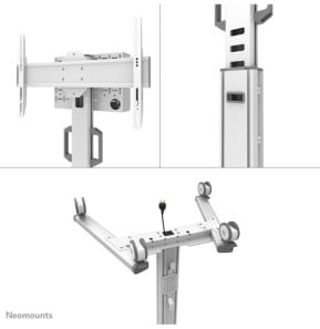 Neomounts support de sol Neomounts FL50S-825WH1 support au sol mobile pour écrans 37-75" - Blanc  (FL50S-825WH1)