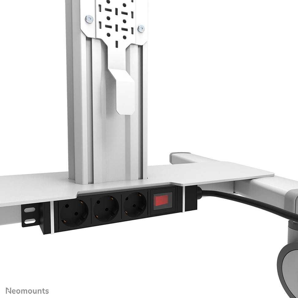 Neomounts support de sol Neomounts FL50S-825WH1 support au sol mobile pour écrans 37-75" - Blanc  (FL50S-825WH1) — image 9