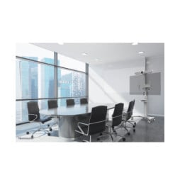 Neomounts support de sol Neomounts FL50S-825WH1 support au sol mobile pour écrans 37-75" - Blanc  (FL50S-825WH1)
