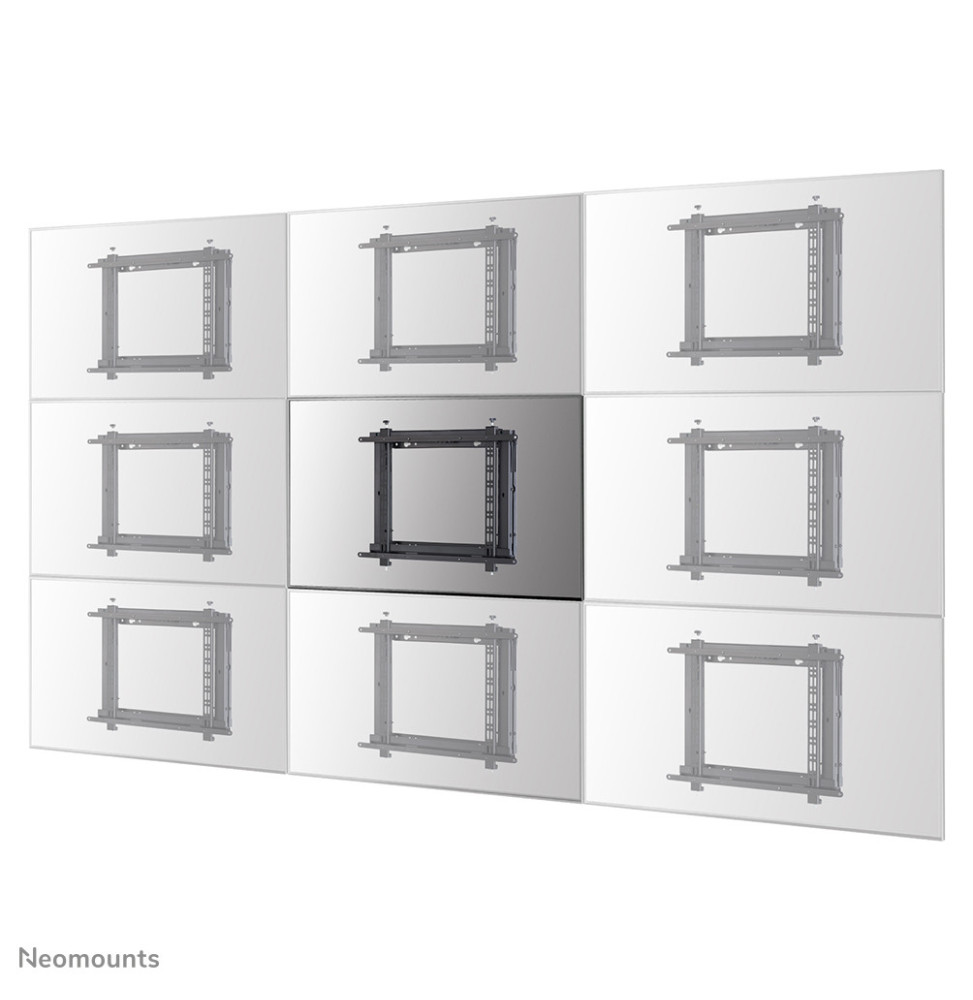 Neomounts support mural vidéo Neomounts WL95-800BL1 support mural vidéo push-pull pour écrans 42-70" - Noir  (WL95-800BL1)