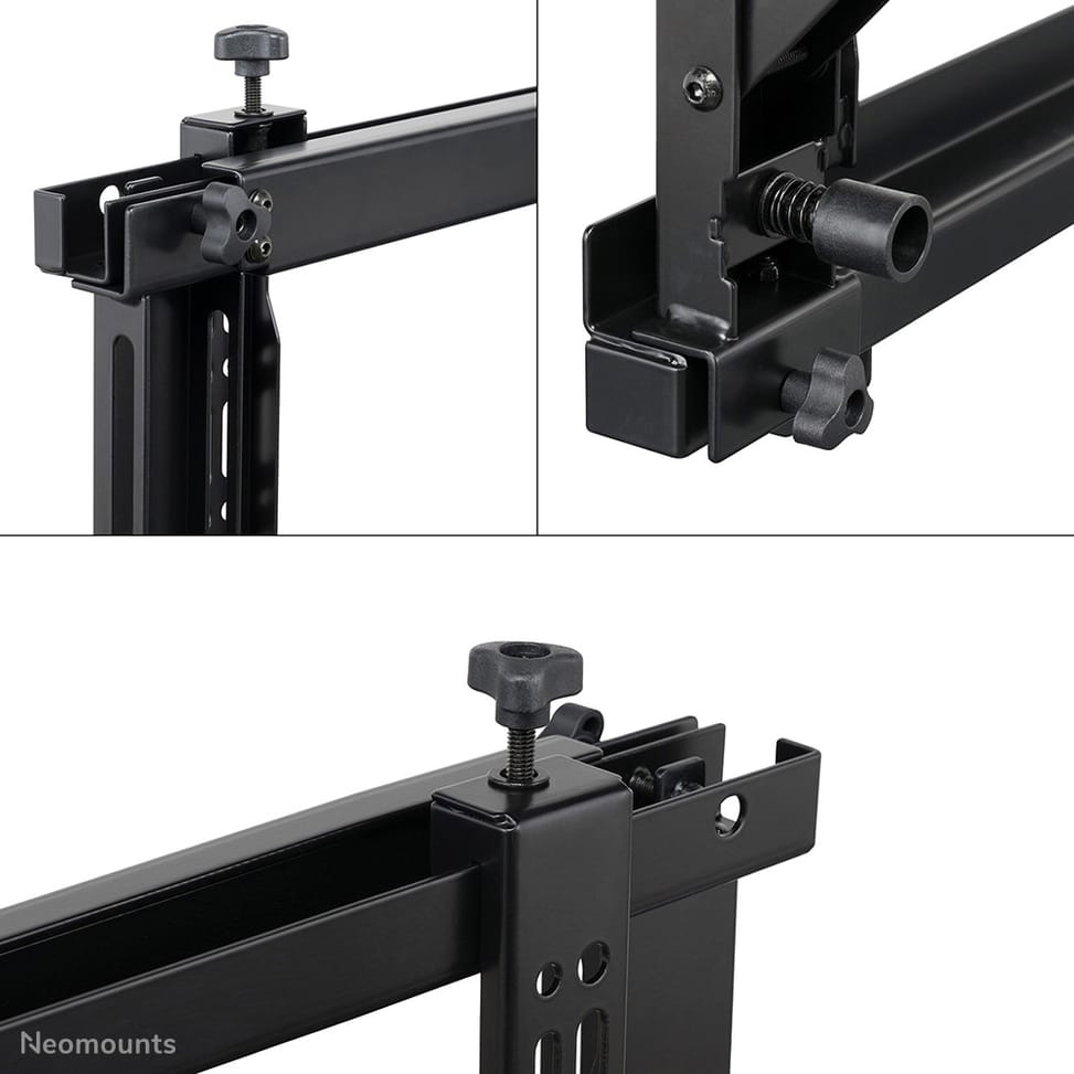 Neomounts support mural vidéo Neomounts WL95-800BL1 support mural vidéo push-pull pour écrans 42-70" - Noir  (WL95-800BL1) — image 10