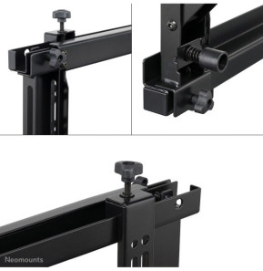 Neomounts support mural vidéo Neomounts WL95-800BL1 support mural vidéo push-pull pour écrans 42-70" - Noir  (WL95-800BL1)