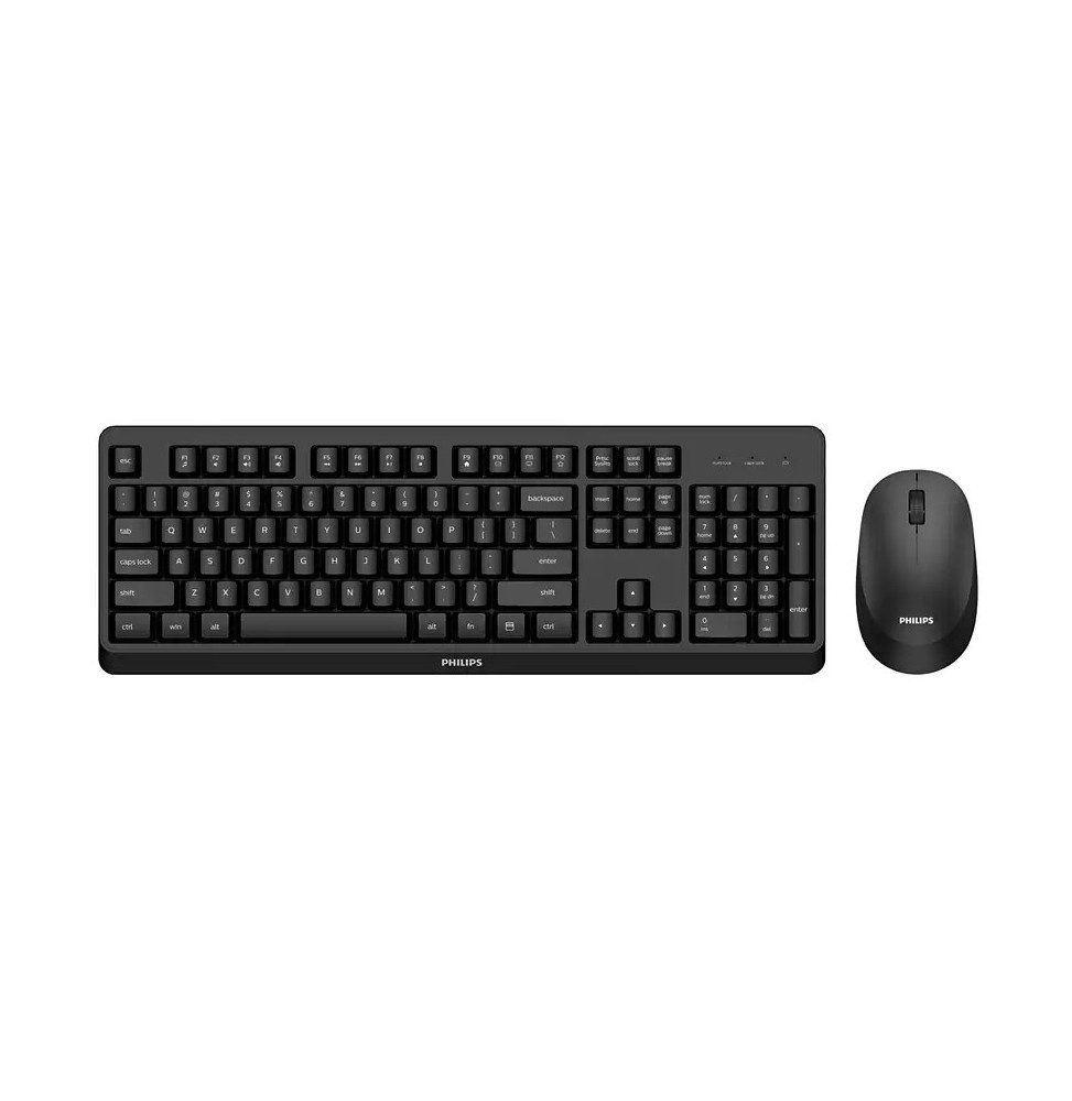 Philips 3000 series SPT6307BL/26 clavier Souris incluse RF sans fil QWERTY Anglais Noir (SPT6307BL/26)