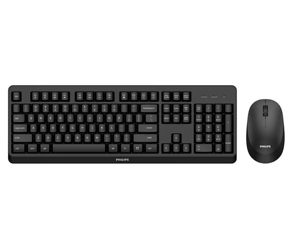 Philips 3000 series SPT6307BL/26 clavier Souris incluse RF sans fil QWERTY Anglais Noir (SPT6307BL/26)