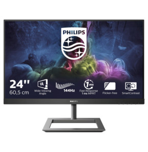 Philips E Line 242E1GAJ/00 LED display 60,5 cm (23.8") 1920 x 1080 pixels Full HD LCD Noir, Chrome (242E1GAJ/00)