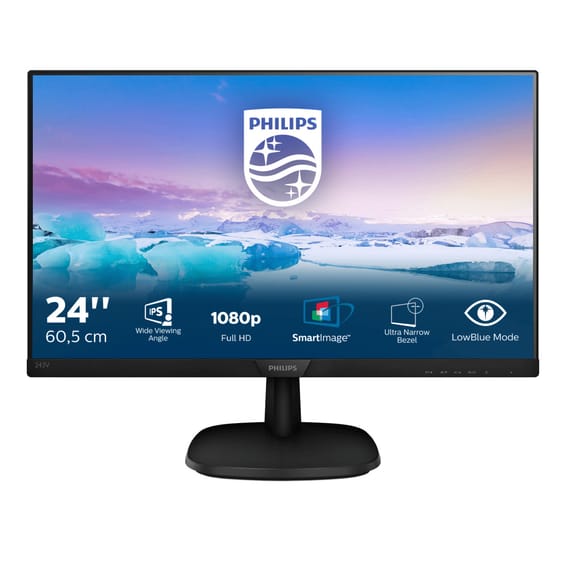 Philips V Line Moniteur LCD Full HD 243V7QJABF/00 Moniteur LCD Full HD V-line (243V7QJABF/00)