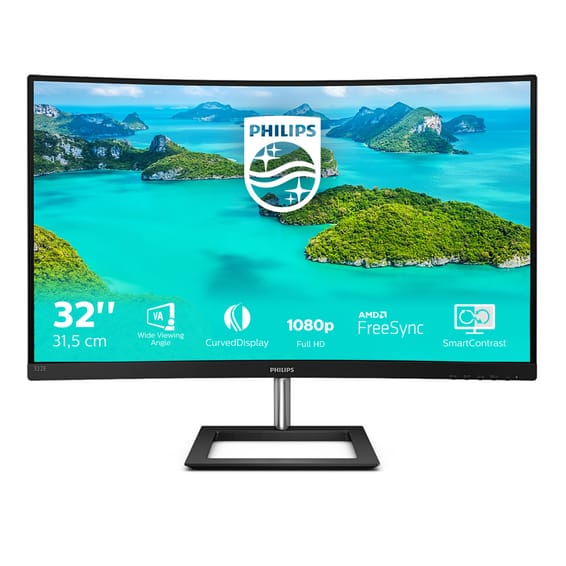 Philips E Line 322E1C/00 LED display 80 cm (31.5") 1920 x 1080 pixels Full HD LCD Noir (322E1C/00)