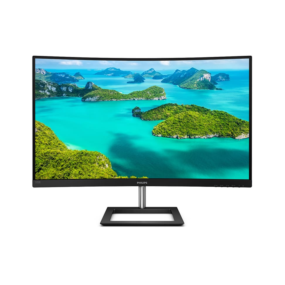 Philips E Line 322E1C/00 LED display 80 cm (31.5") 1920 x 1080 pixels Full HD LCD Noir (322E1C/00) — image 2