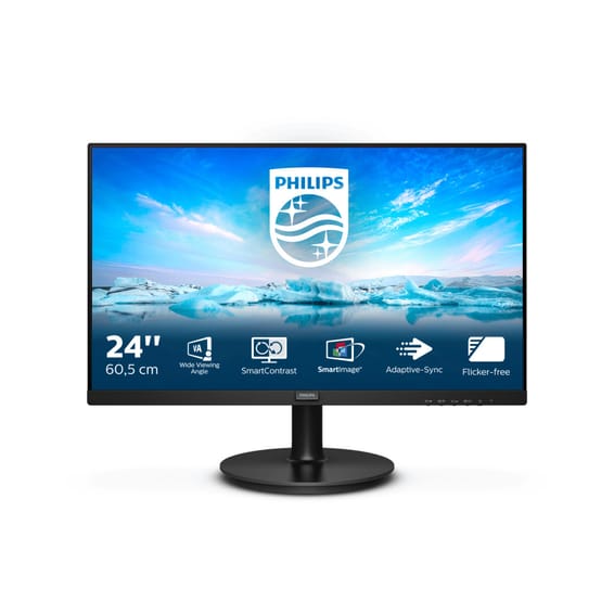 Philips V Line 242V8LA/00 LED display 60,5 cm (23.8") 1920 x 1080 pixels Full HD Noir (242V8LA/00)
