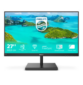 Philips E Line 275E1S/00 LED display 68,6 cm (27") 2560 x 1440 pixels Quad HD Noir (275E1S/00)