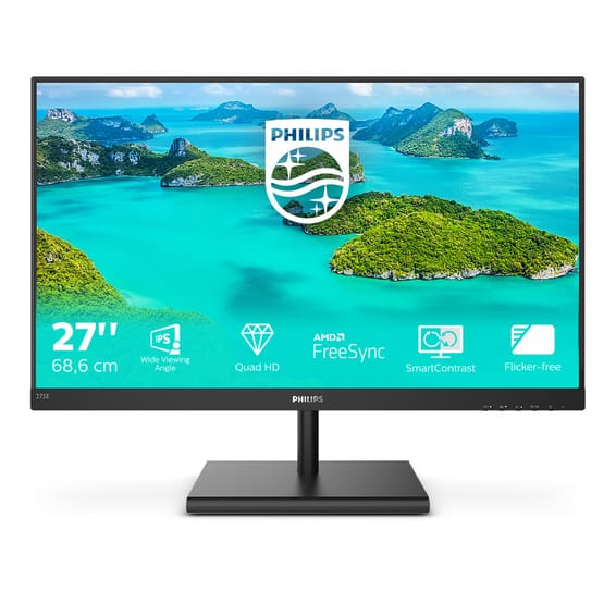 Philips E Line 275E1S/00 LED display 68,6 cm (27") 2560 x 1440 pixels Quad HD Noir (275E1S/00)