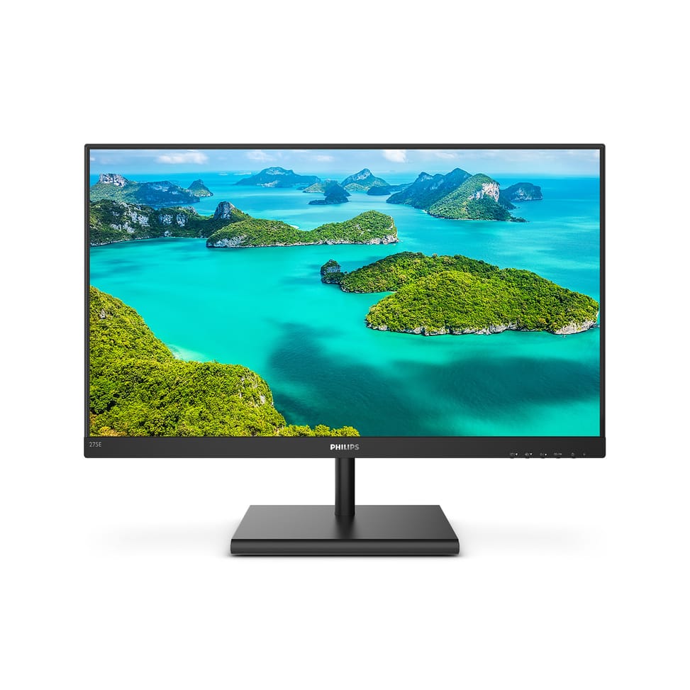 Philips E Line 275E1S/00 LED display 68,6 cm (27") 2560 x 1440 pixels Quad HD Noir (275E1S/00) — image 2
