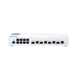 QNAP QSW-M408-4C commutateur réseau Géré L2 Gigabit Ethernet (10/100/1000) Blanc (QSW-M408-4C)