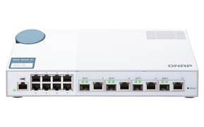 QNAP QSW-M408-4C commutateur réseau Géré L2 Gigabit Ethernet (10/100/1000) Blanc (QSW-M408-4C) — image 2