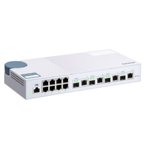 QNAP QSW-M408-4C commutateur réseau Géré L2 Gigabit Ethernet (10/100/1000) Blanc (QSW-M408-4C)