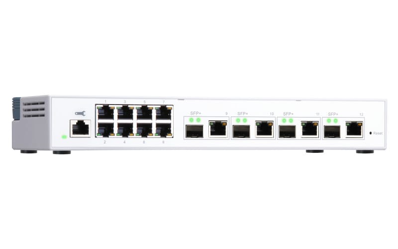 QNAP QSW-M408-4C commutateur réseau Géré L2 Gigabit Ethernet (10/100/1000) Blanc (QSW-M408-4C) — image 5