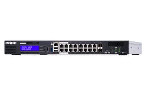 QNAP QGD-1600P Géré Gigabit Ethernet (10/100/1000) Connexion Ethernet, supportant l'alimentation via ce port (PoE) 1U Noir, — image 3