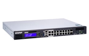 QNAP QGD-1600P Géré Gigabit Ethernet (10/100/1000) Connexion Ethernet, supportant l'alimentation via ce port (PoE) 1U Noir, — image 6