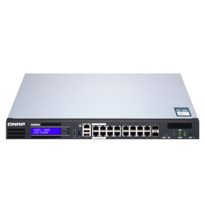 QNAP QGD-1600P Géré Gigabit Ethernet (10/100/1000) Connexion Ethernet, supportant l'alimentation via ce port (PoE) 1U Noir,